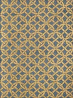 Bal Harbour Metallic Gold on Navy Wallpaper T14104 by Thibaut Wallpaper for sale at Wallpapers To Go
