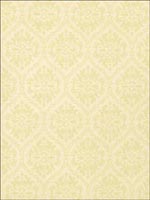 Bankun Damask Celery on Cream Wallpaper T14118 by Thibaut Wallpaper for sale at Wallpapers To Go