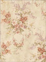 Floral Wallpaper FI90509 by Seabrook Wallpaper for sale at Wallpapers To Go