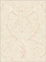 Leaf Scroll Wallpaper FI91201 by Seabrook Wallpaper for sale at Wallpapers To Go