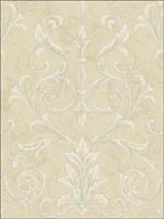 Leaf Scroll Wallpaper FI91204 by Seabrook Wallpaper for sale at Wallpapers To Go