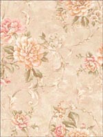 Floral Wallpaper SA50207 by Seabrook Wallpaper for sale at Wallpapers To Go