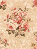 Floral Wallpaper SA50411 by Seabrook Wallpaper for sale at Wallpapers To Go