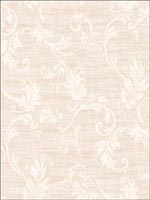 Leaf Scroll Wallpaper SA50501 by Seabrook Wallpaper for sale at Wallpapers To Go