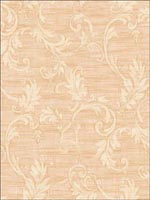 Leaf Scroll Wallpaper SA50511 by Seabrook Wallpaper for sale at Wallpapers To Go