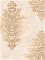 Damask Wallpaper SA50606 by Seabrook Wallpaper for sale at Wallpapers To Go