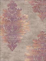 Damask Wallpaper SA50609 by Seabrook Wallpaper for sale at Wallpapers To Go