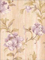Floral Trail Wallpaper SA50909 by Seabrook Wallpaper for sale at Wallpapers To Go