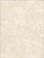 Leaf Scroll Wallpaper SA51000 by Seabrook Wallpaper for sale at Wallpapers To Go