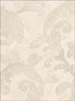 Leaf Scroll Wallpaper SA51002 by Seabrook Wallpaper for sale at Wallpapers To Go