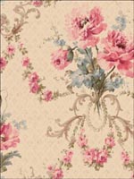 Floral Bouquets Wallpaper DK70011 by Seabrook Wallpaper for sale at Wallpapers To Go