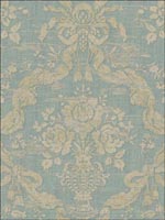 Damask Floral Wallpaper DK70104 by Seabrook Wallpaper for sale at Wallpapers To Go