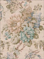 Birds Floral Trail Wallpaper DK70902 by Seabrook Wallpaper for sale at Wallpapers To Go