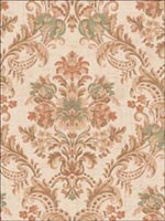 Damask Wallpaper DK71103 by Seabrook Wallpaper for sale at Wallpapers To Go