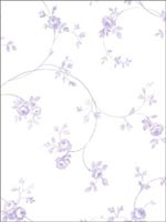 Floral Trail Wallpaper PR33827 by Norwall Wallpaper for sale at Wallpapers To Go