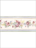 Roses Border PR79649 by Norwall Wallpaper for sale at Wallpapers To Go
