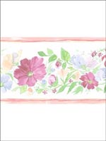 Floral Border PR79659 by Norwall Wallpaper for sale at Wallpapers To Go