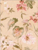Floral Leaves Wallpaper IM40604 by Seabrook Wallpaper for sale at Wallpapers To Go