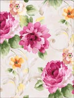 Floral Wallpaper FF50304 by Seabrook Wallpaper for sale at Wallpapers To Go