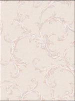Leaf Scroll Wallpaper FF50702 by Seabrook Wallpaper for sale at Wallpapers To Go