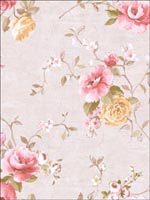 Floral Wallpaper FF51201 by Seabrook Wallpaper for sale at Wallpapers To Go