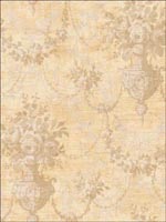 Damask Wallpaper CL60105 by Seabrook Wallpaper for sale at Wallpapers To Go