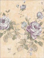 Floral Wallpaper CL60609 by Seabrook Wallpaper for sale at Wallpapers To Go