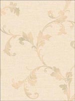 Leaf Scroll Wallpaper CL61802 by Seabrook Wallpaper for sale at Wallpapers To Go