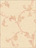 Leaf Scroll Wallpaper CL61809 by Seabrook Wallpaper for sale at Wallpapers To Go