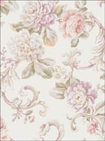 Floral Wallpaper CO80201 by Seabrook Wallpaper for sale at Wallpapers To Go