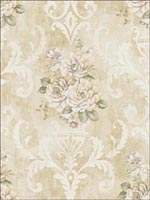 Bouquets Wallpaper CO80907 by Seabrook Wallpaper for sale at Wallpapers To Go