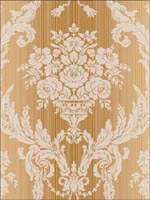 Damask Floral Stria Wallpaper CO81405 by Seabrook Wallpaper for sale at Wallpapers To Go