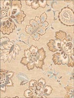 Jacobean Floral Wallpaper DR50002 by Seabrook Wallpaper for sale at Wallpapers To Go
