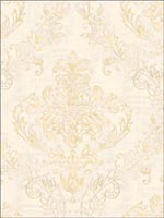 Damask Scroll Design Wallpaper DR51201 by Seabrook Wallpaper for sale at Wallpapers To Go