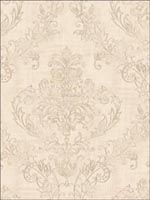 Damask Scroll Design Wallpaper DR51202 by Seabrook Wallpaper for sale at Wallpapers To Go