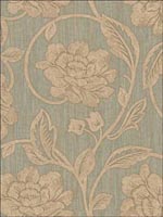 Floral Trail Wallpaper LE20404 by Seabrook Wallpaper for sale at Wallpapers To Go