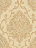 Damask Wallpaper LE20805 by Seabrook Wallpaper for sale at Wallpapers To Go
