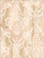 Damask Wallpaper LW40001 by Seabrook Wallpaper for sale at Wallpapers To Go