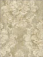 Damask Wallpaper LW40807 by Seabrook Wallpaper for sale at Wallpapers To Go