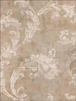 Leaf Scroll Wallpaper LW40906 by Seabrook Wallpaper for sale at Wallpapers To Go