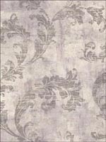 Leaf Scroll Wallpaper LW40909 by Seabrook Wallpaper for sale at Wallpapers To Go
