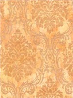 Damask Wallpaper LW41205 by Seabrook Wallpaper for sale at Wallpapers To Go