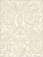 Leaf Scroll Wallpaper WC50602 by Seabrook Wallpaper for sale at Wallpapers To Go