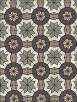 Marqueterie Pewter Mosaic Geometric Wallpaper 341773 by Kenneth James Wallpaper for sale at Wallpapers To Go