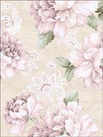 Floral Wallpaper GL30709 by Seabrook Wallpaper for sale at Wallpapers To Go