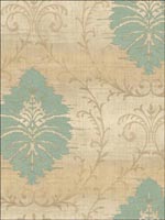 Damask Wallpaper GL30902 by Seabrook Wallpaper for sale at Wallpapers To Go