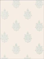 Asara Flower Water Blue Wallpaper 5005322 by Schumacher Wallpaper for sale at Wallpapers To Go