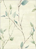 Leaf Branches Wallpaper SG40202 by Pelican Prints Wallpaper for sale at Wallpapers To Go