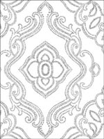 Dot Medallions Wallpaper FN30602 by Pelican Prints Wallpaper for sale at Wallpapers To Go