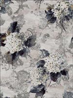 Metallic Hydrangeas Wallpaper FN30700 by Pelican Prints Wallpaper for sale at Wallpapers To Go